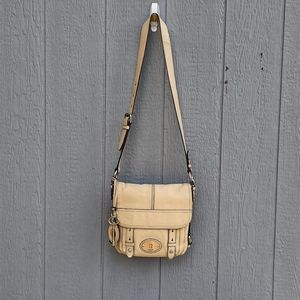 Fossil Leather Maddox Messenger Bag Long Live Vintage 1954